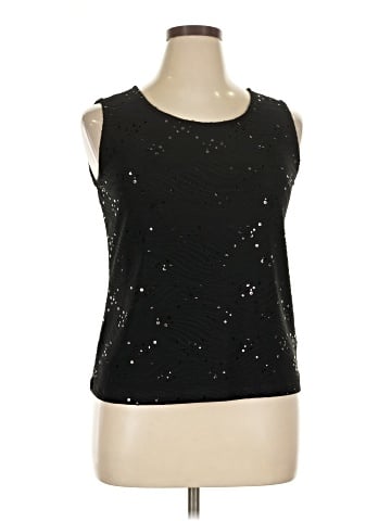 JM Collection Sleeveless Top (view 1)