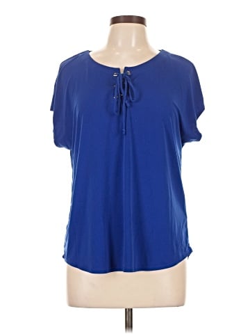 Ellen Tracy Short Sleeve Blouse (view 1)