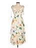 Francesca's 100% Polyester Floral Ivory Cocktail Dress Size S - photo 2