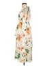 Francesca's 100% Polyester Floral Ivory Cocktail Dress Size S - photo 5