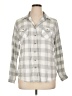 Weatherproof 100% Cotton Plaid Gray Long Sleeve Button-Down Shirt Size XL - photo 1