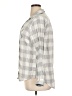 Weatherproof 100% Cotton Plaid Gray Long Sleeve Button-Down Shirt Size XL - photo 5