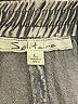Solitaire 100% Rayon Stripes Gray Casual Pants Size L - photo 7