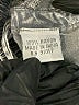 Solitaire 100% Rayon Stripes Gray Casual Pants Size L - photo 8
