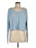 Romwe Blue Long Sleeve Top Size 8 - 10 - photo 1