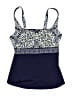 Lands' End Print Blue Swimsuit Top Size 10 - photo 1