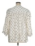 Rose + Olive Polka Dots Ivory 3/4 Sleeve Blouse Size XL (estimated) - photo 2