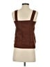 Everlane 100% Linen Brown Sleeveless Button-Down Shirt Size 00 - photo 2