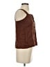 Everlane 100% Linen Brown Sleeveless Button-Down Shirt Size 00 - photo 4