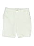 Chico's Solid Ivory Khaki Shorts Size M - photo 1