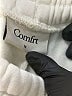 Comfrt Solid Ivory Casual Pants Size M - photo 4