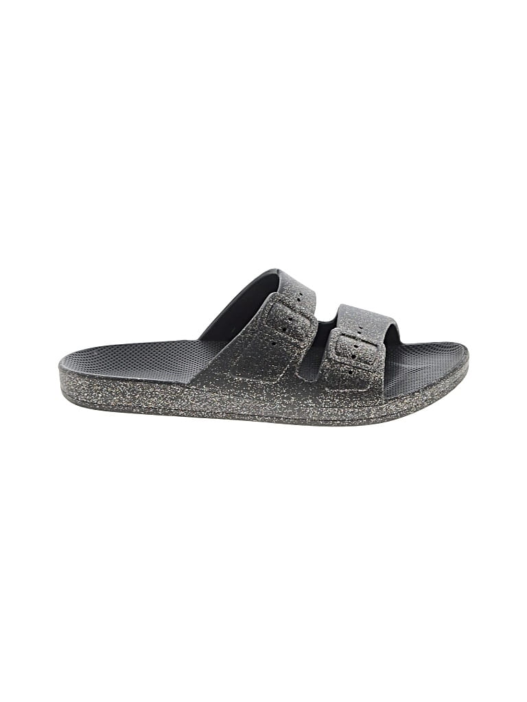 Pre-owned Freedom Moses Sandals In Gray