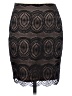 Cache 100% Nylon Black Formal Skirt Size 0 - photo 1