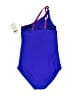 Lands' End Color Block Purple One Piece Swimsuit Size 10 - photo 2