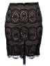 Cache 100% Nylon Black Formal Skirt Size 0 - photo 2