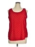 Faded Glory 100% Polyester Red Tank Top Size XL - photo 1
