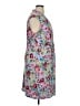 Vince Camuto Print Blue Casual Dress Size 16 - photo 4