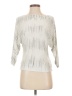 Sioni Metallic Silver Pullover Sweater Size S - photo 1