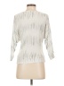 Sioni Metallic Silver Pullover Sweater Size S - photo 2