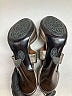 Sofft 100% Leather Silver Heels Size 7 - photo 5