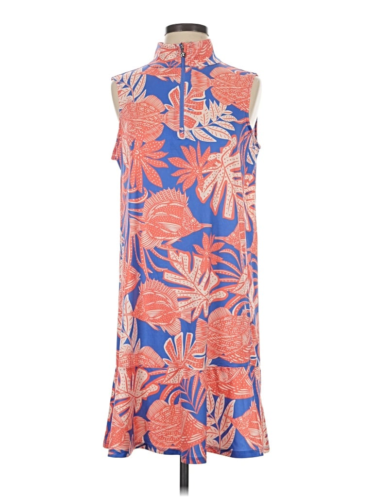 Pre-owned Caribbean Joe Casual Dress In Orange
