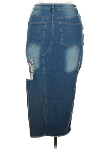 Unbranded Denim Skirt (view 2)