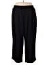BLOOMCHIC Solid Black Casual Pants Size 30 - photo 1