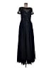 Xscape 100% Polyester Black Cocktail Dress Size 8 - photo 1