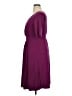 Lands' End Solid Maroon Purple Casual Dress Size 14W - photo 5