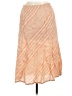Flax 100% Linen Stripes Orange Casual Skirt Size 6 (S) - photo 2