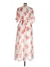Anrabess 100% Polyester Floral Ivory Casual Dress Size XL - photo 2