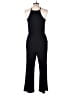 Just Fab Solid Black Jumpsuit Size L - photo 2