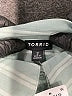 Torrid Stripes Green Teal Long Sleeve Button-Down Shirt Size 2X Plus (2) - photo 7