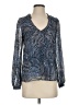 Aqua Blue Long Sleeve Blouse Size XS - photo 1