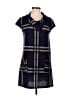 Papillon Plaid Blue Casual Dress Size M - photo 1