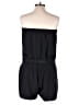Express Solid Black Romper Size L - photo 2