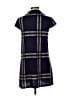 Papillon Plaid Blue Casual Dress Size M - photo 2