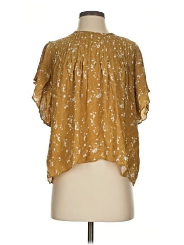 Dolan Short Sleeve Silk Top (view 1)