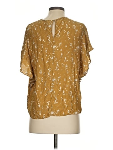 Dolan Short Sleeve Silk Top (view 2)