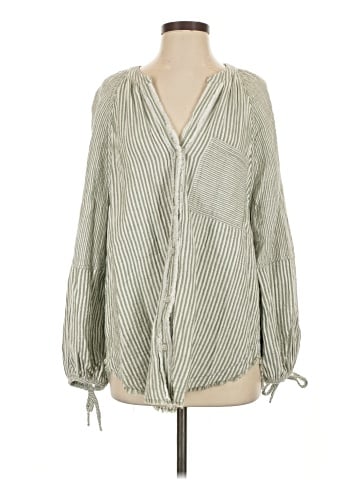 Aerie Long Sleeve Blouse (view 1)