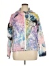 Nanette Lepore 100% Polyester Print White Windbreaker Size XL - photo 1