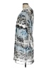 Reiss 100% Polyester Print Silver Cocktail Dress Size 10 - photo 5