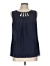 Anne Klein 100% Polyester Blue Sleeveless Blouse Size L (petite) - photo 1