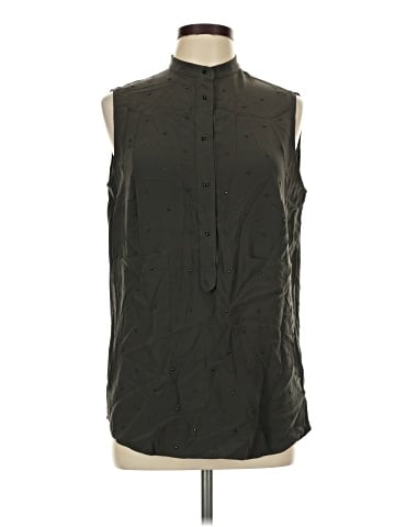 Akris Punto for Bergdorf Goodman Sleeveless Button-Down Shirt (view 1)