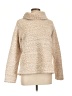 Knapp Studio Animal Print Tan Turtleneck Sweater Size L - photo 1