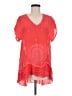 Johnny Was 100% Rayon Red Short Sleeve Blouse Size M - photo 1