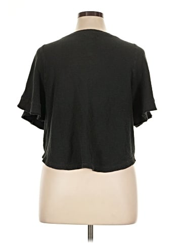 Madewell Texture &amp; Thread Flutter-Sleeve Top (view 2)