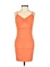 Superdown Solid Orange Cocktail Dress Size S - photo 1