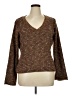 Evan Picone Tweed Brown Pullover Sweater Size 1X - photo 1