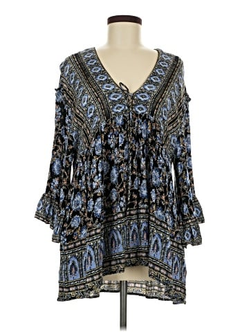 Free People 3/4 Sleeve Blouse (view 1)